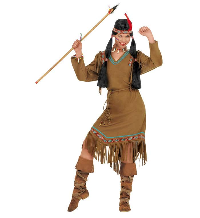 frelsen Hound Gurgle Dejlig Indianer Kvinde Kostume - Halloween Kostume