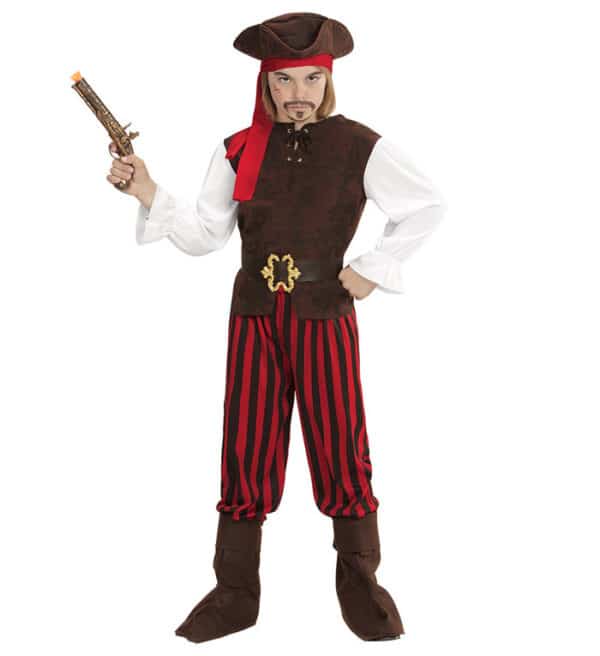 Caribisk Pirat Børnekostume