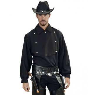 Cowboyskjorte Sort