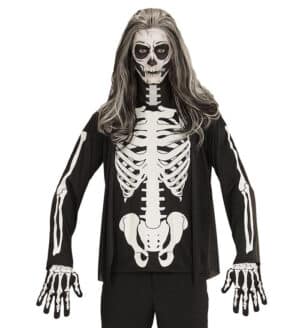 Day of the Dead Skelet Bluse