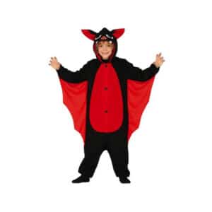 Flagermus Rød Børnekostume