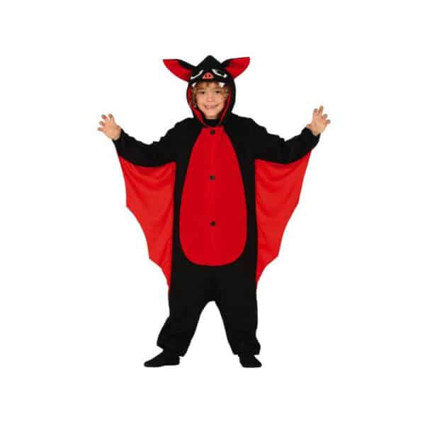 Flagermus Rød Børnekostume