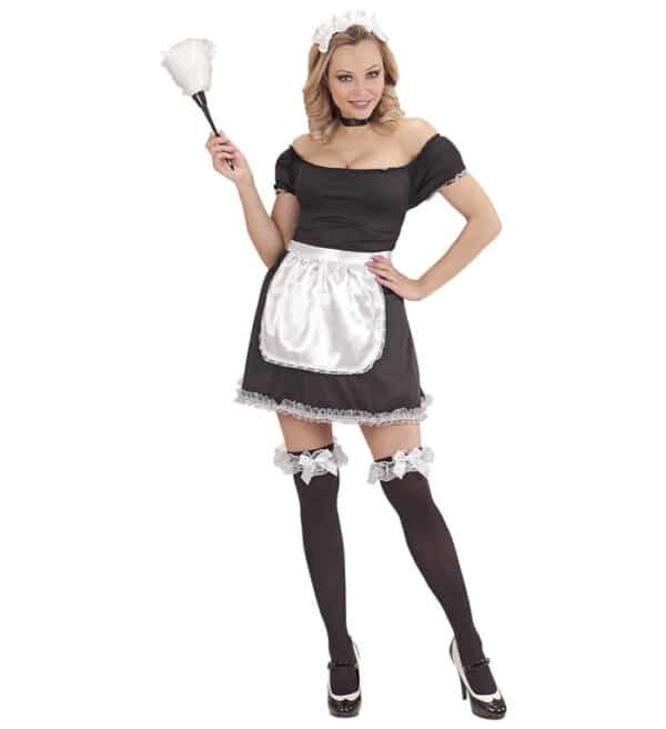 Fransk Stuepige Babe Kostume