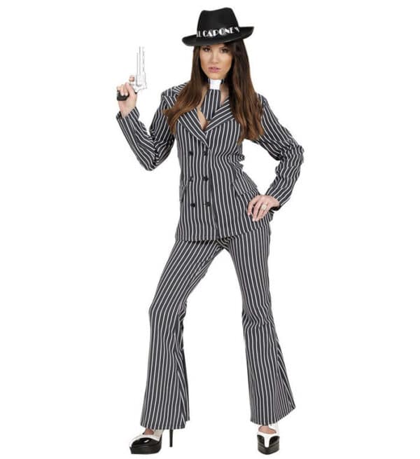 Gangster Kvinde Kostume