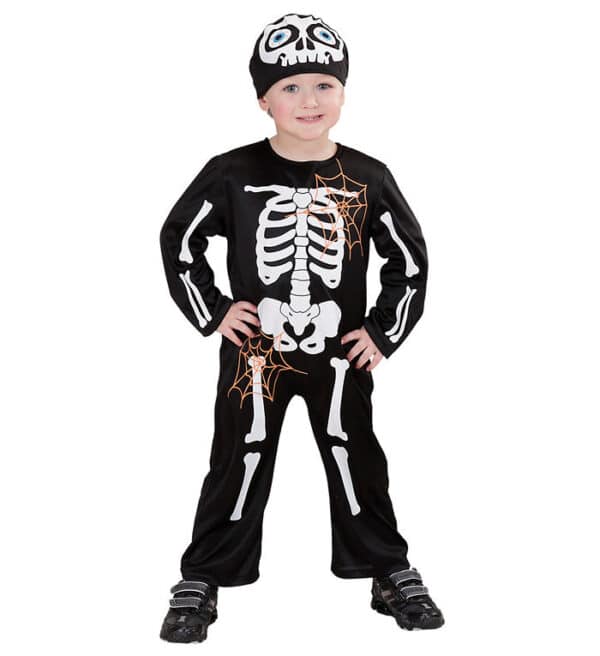 Halloween Skelet Børnekostume
