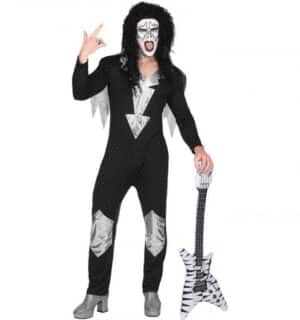 Heavy Metal Rockstjerne Kostume