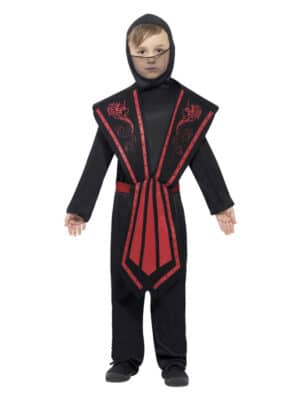 Modig Ninja Børnekostume