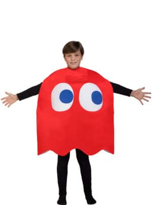 Pac-ManÂ® Blinky Spøgelse Børnekostume Rød