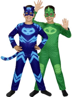 PyjamashelteneÂ® Kattedreng & Gekko Kostume