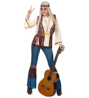 Sød 60'er Hippie Kostume