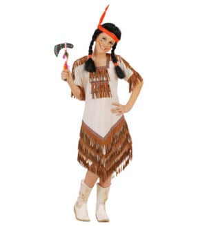 Sød Indianer Pige Børnekostume