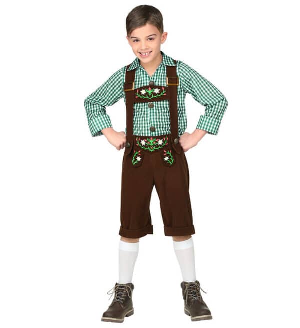 Tyrolerdreng Børnekostume