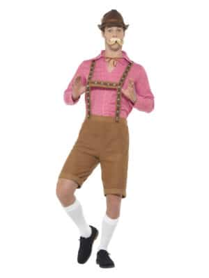 Tyrolerkostume Bierfest Rød