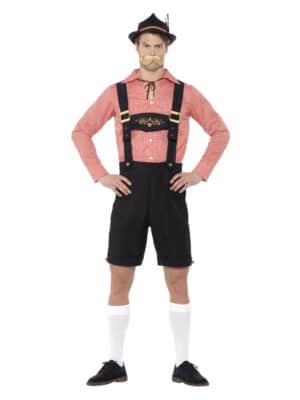 Tyrolerkostume Klassisk Sort