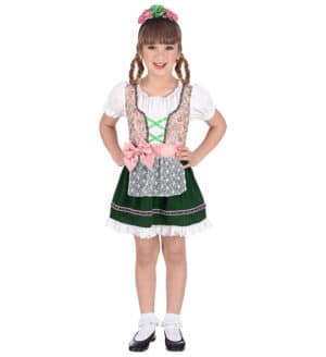 Tyrolerpige Børnekostume