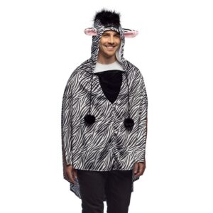 Zebra Poncho Kostume