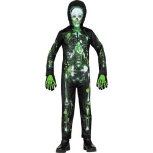 Giftig Skelet Børnekostume