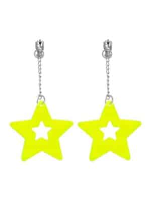 Boland - Earrings Neon Yellow