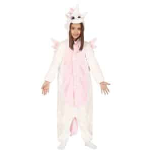 Enhjørning Lyserød Onesie Børnekostume