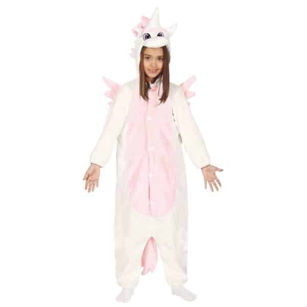 Enhjørning Lyserød Onesie Børnekostume