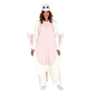 Enhjørning Onesie Kostume Lyserød