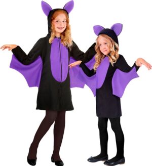 Flagermus Børnekostume Lilla