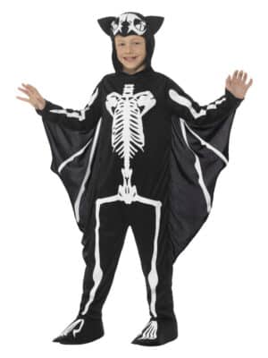 Flagermus Skelet Børnekostume