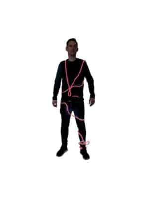 Hisab Joker Neon Cable - Red (3m) (96602)