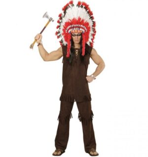 Indianer Høvding Kostume