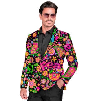 Neon UV Peace Jakke