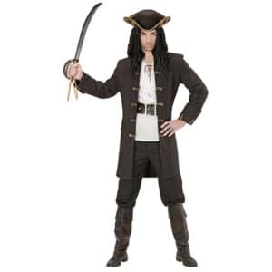 Piratjakke Sort