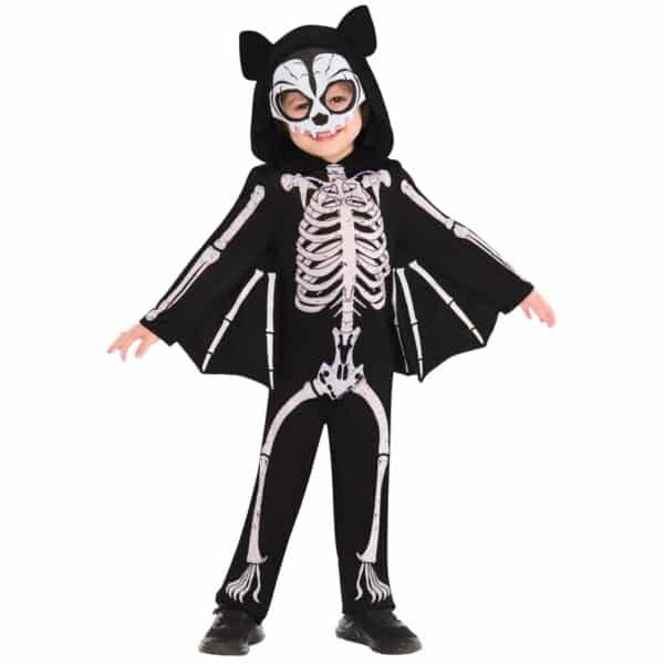 Skelet Flagermus Børnekostume
