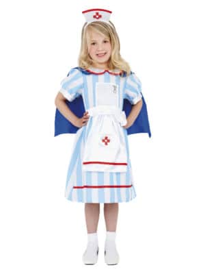 Vintage Sygeplejerske Børnekostume