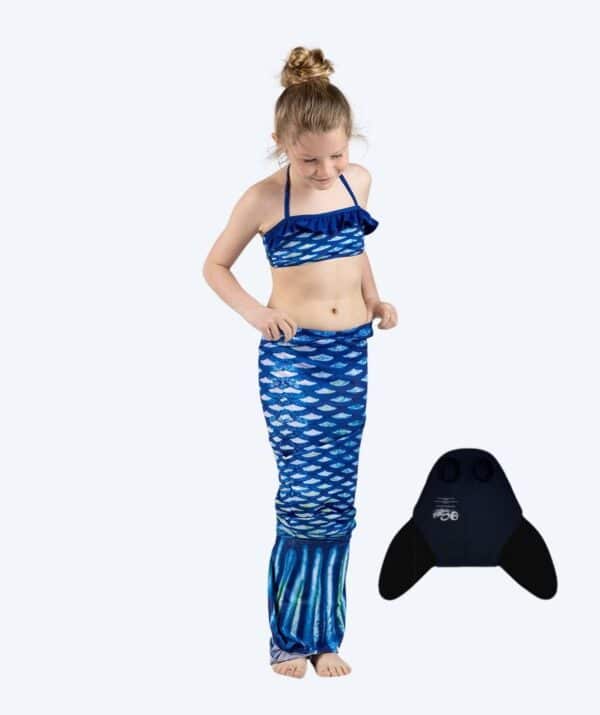 Watery havfruehale til børn - Blue Ocean - Havfruehale badetøj - Børn