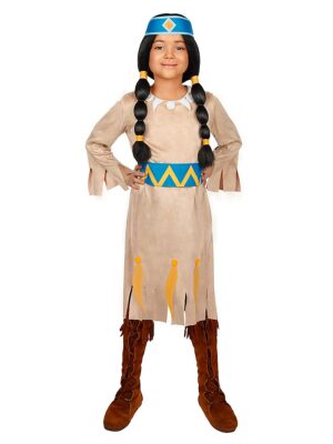 Yakari Rainbow indianer Kostume / Udklædningstøj(Str. 110-116/110-116)