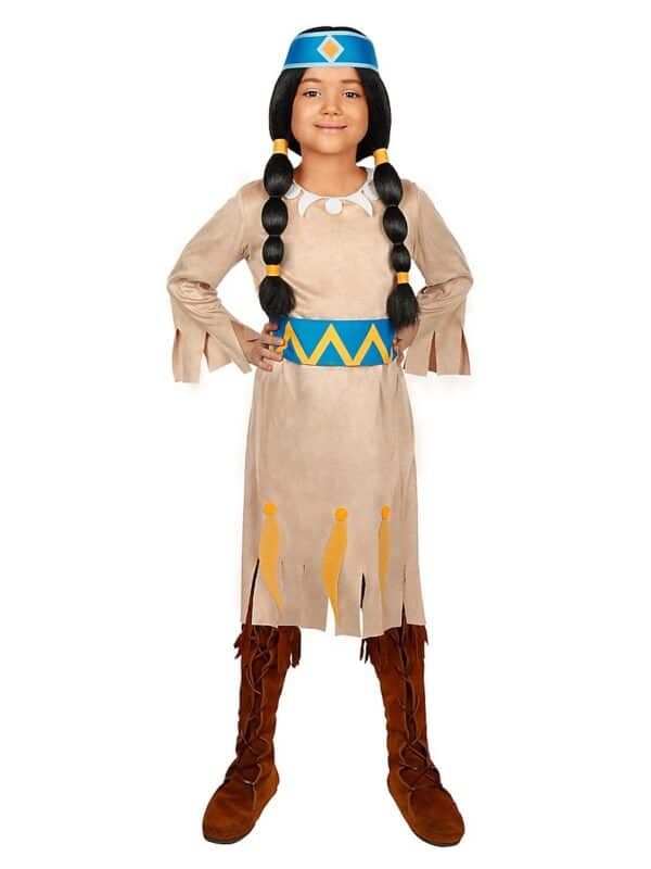 Yakari Rainbow indianer Kostume / Udklædningstøj(Str. 110-116/110-116)
