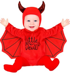 Little Devil Babykostume Rød