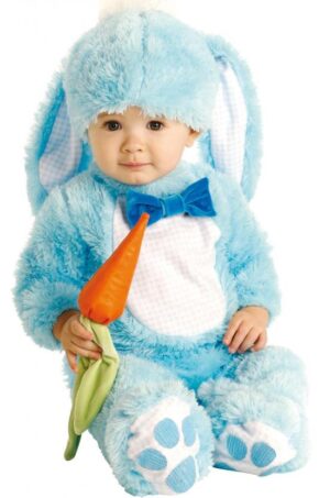 Lyseblå Kanin Babykostume