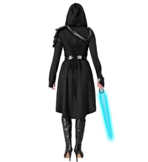 Middelalder Gotisk Kostume Sort