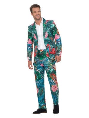 Tropisk Hawaii Flamingo Jakkesæt