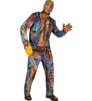 Blodig Zombie Jumpsuit Kostume