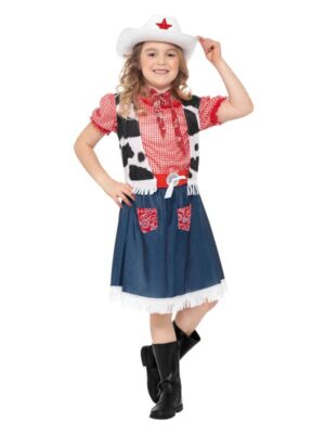 Cowgirl Børnekostume