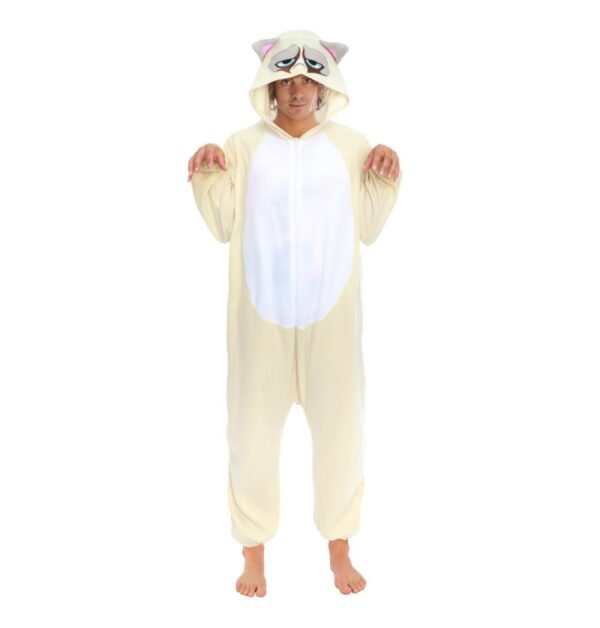 Grumpy Kat Onesie Kostume