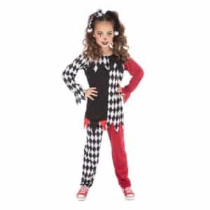Harlekin Klovn Børnekostume