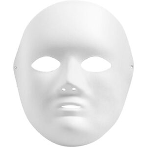 Helmaske, 22 cm, 1 stk.