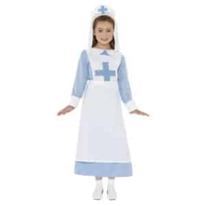 Retro Sygeplejerske Børnekostume