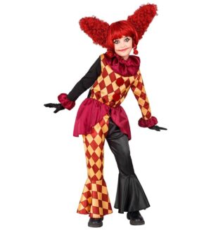 Ternet Horror Klovn Børnekostume Rød/Sort