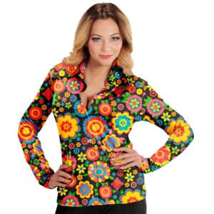 60'er Flowerpower Skjorte