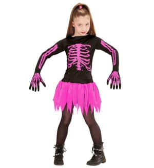 Ballerina Skelet Børnekostume