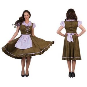 Dirndl Paula Oliven/Lilla